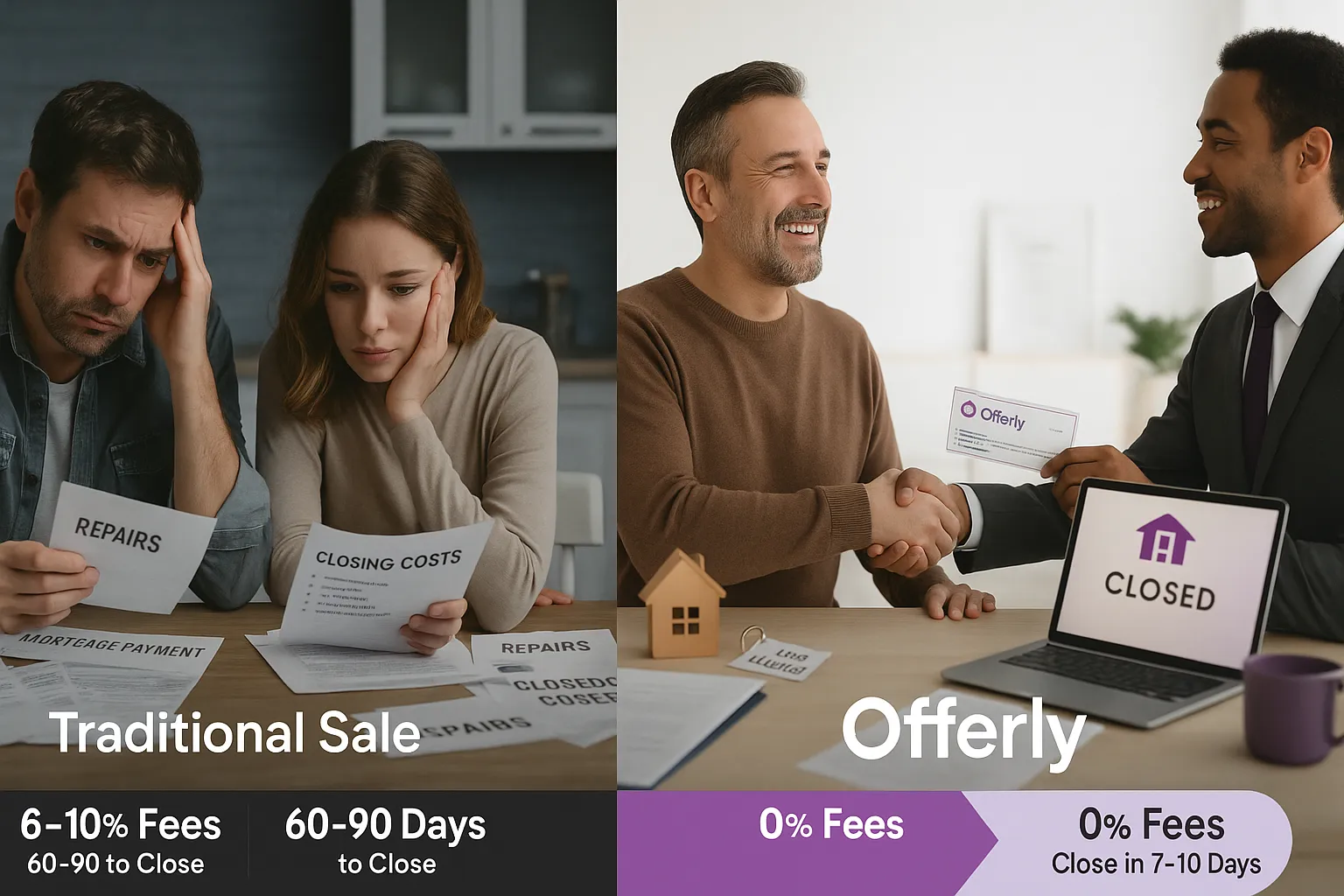 The True Cost of Selling Your Home: Traditional Real Estate vs. Offerly’s No-Fee Advantage